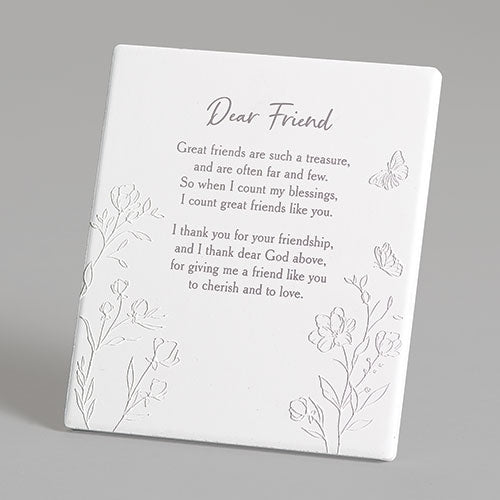 6" Friend Wall Plaque