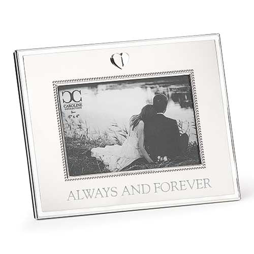 6.75"H Silver w/Heart Frame