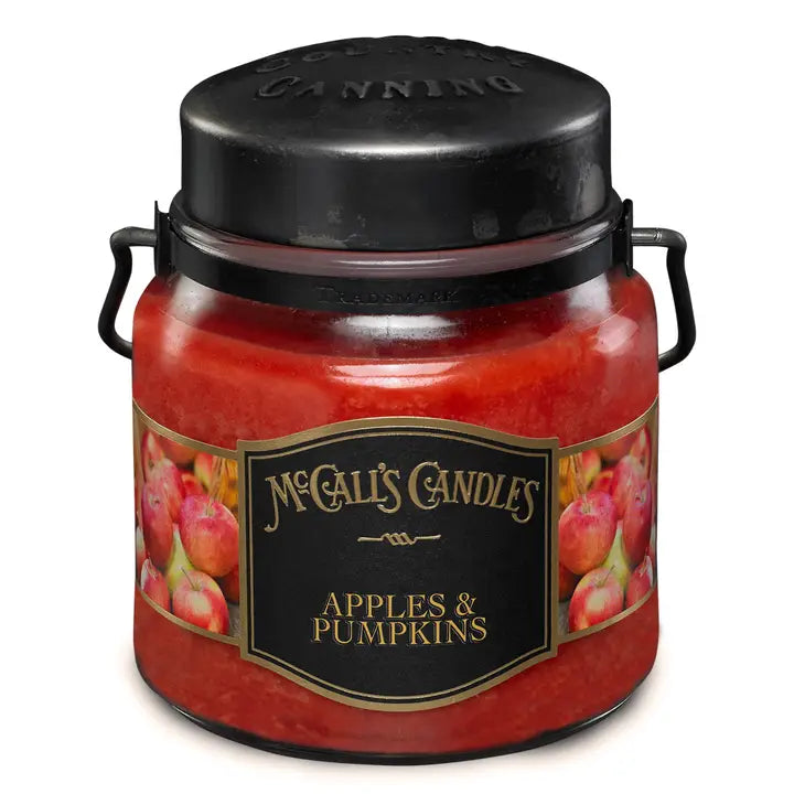 Apple and Pumpkins Double Wick Candle