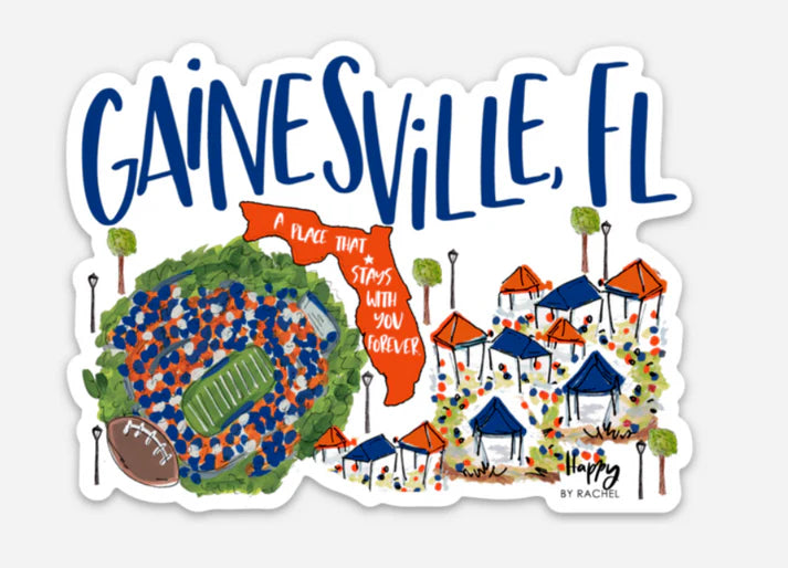 Gainesville College Town Sticker