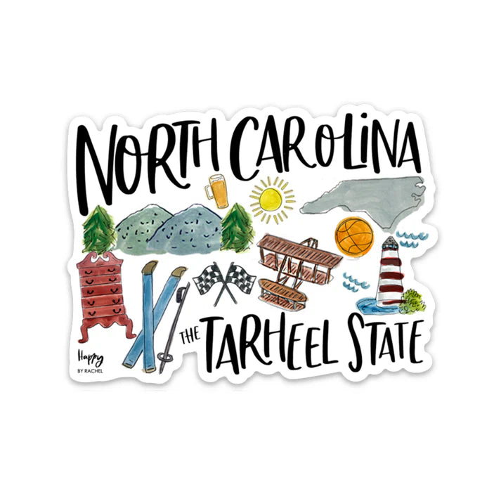 North Carolina State Sticker