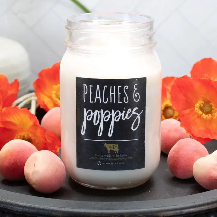 Peaches & Poppies Candle