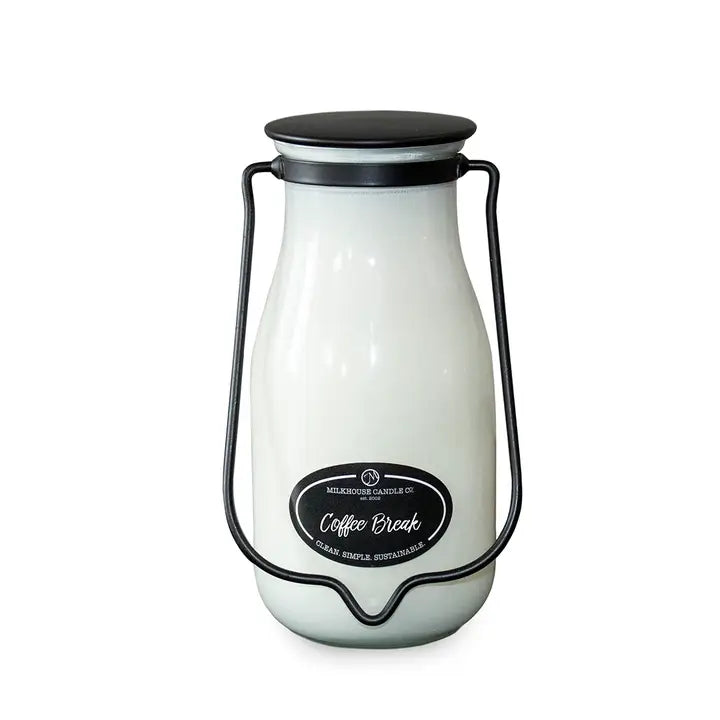 Coffee Break Milkbottle Candle