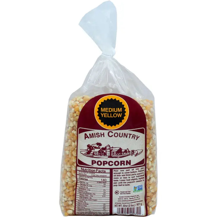 2lb Bag Medium Yellow Popcorn