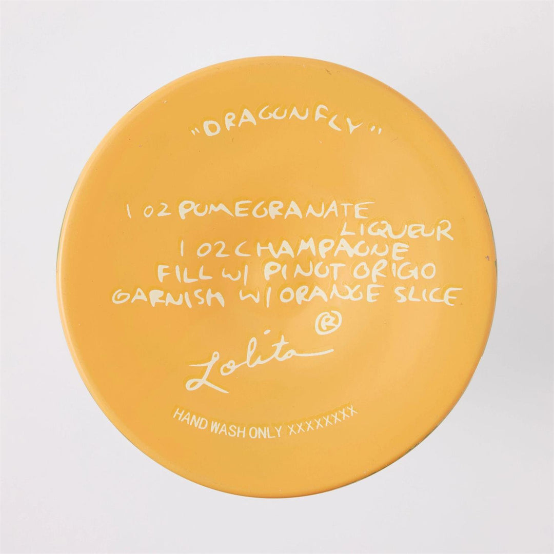 Lolita “Dragonfly Summer” Hand Painted Wine Glass Gift