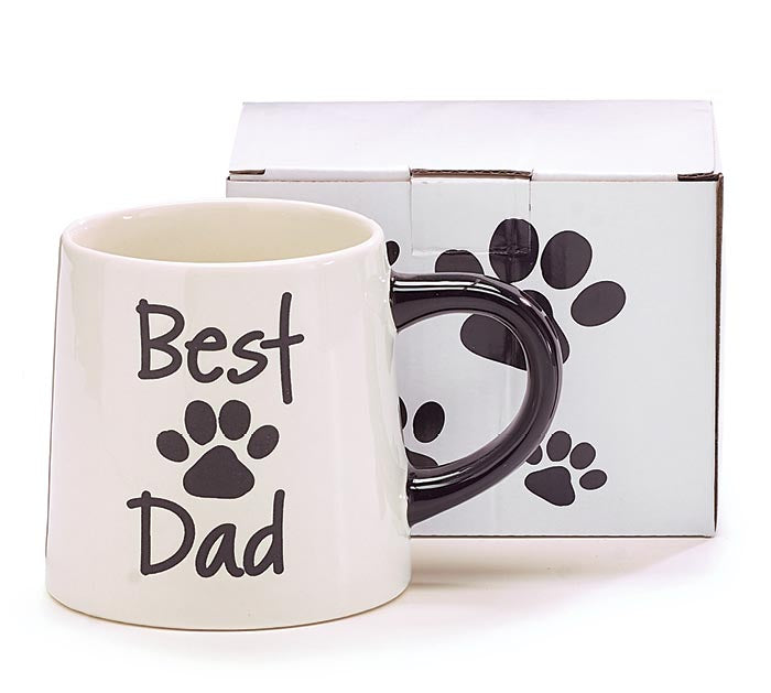 Best Dog Paw Print Mug