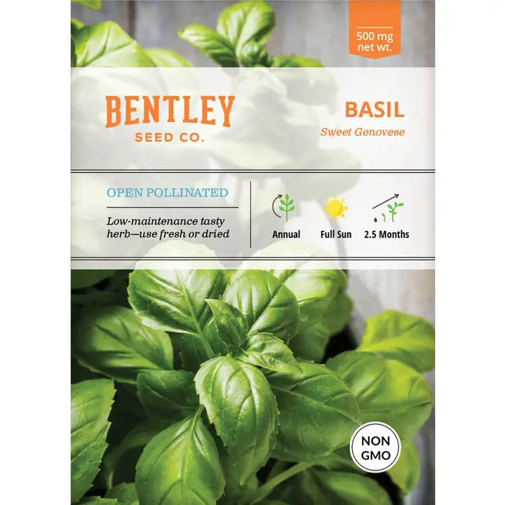 Basil-Genovese (Sweet) Seed Packet