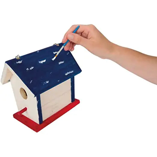 Beetle & Bee Paint A Bird Base, Backyard Birdhouse Kit