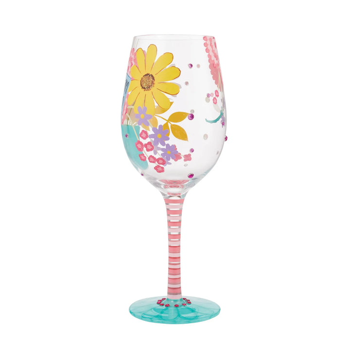 Lolita® Best Mom Ever Handpainted Wine Glass, 15 oz.