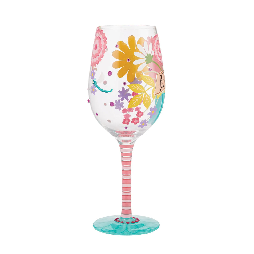 Lolita® Best Mom Ever Handpainted Wine Glass, 15 oz.