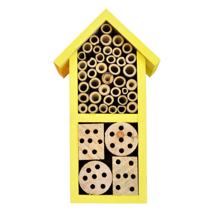 Better Gardens Dual-Chamber Beneficial Insect House, Yellow