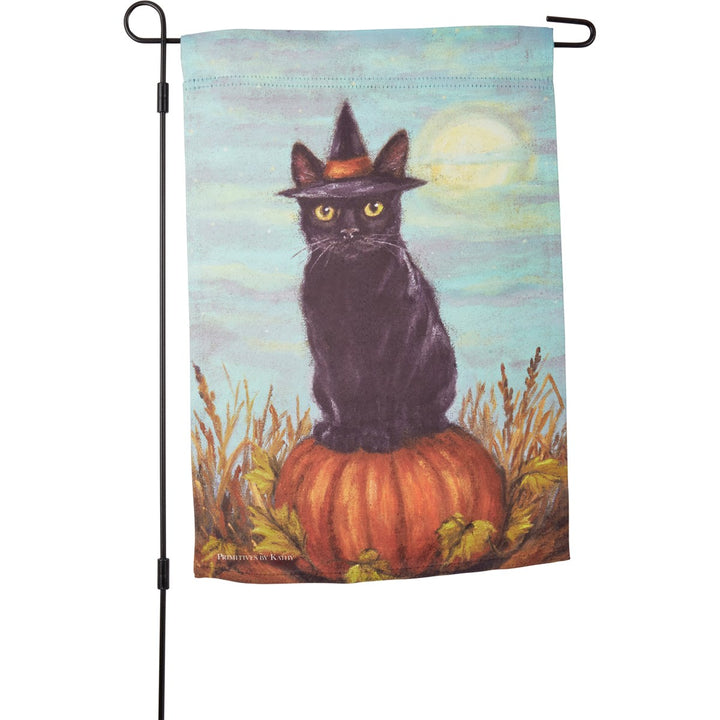 Black Cat Garden Flag