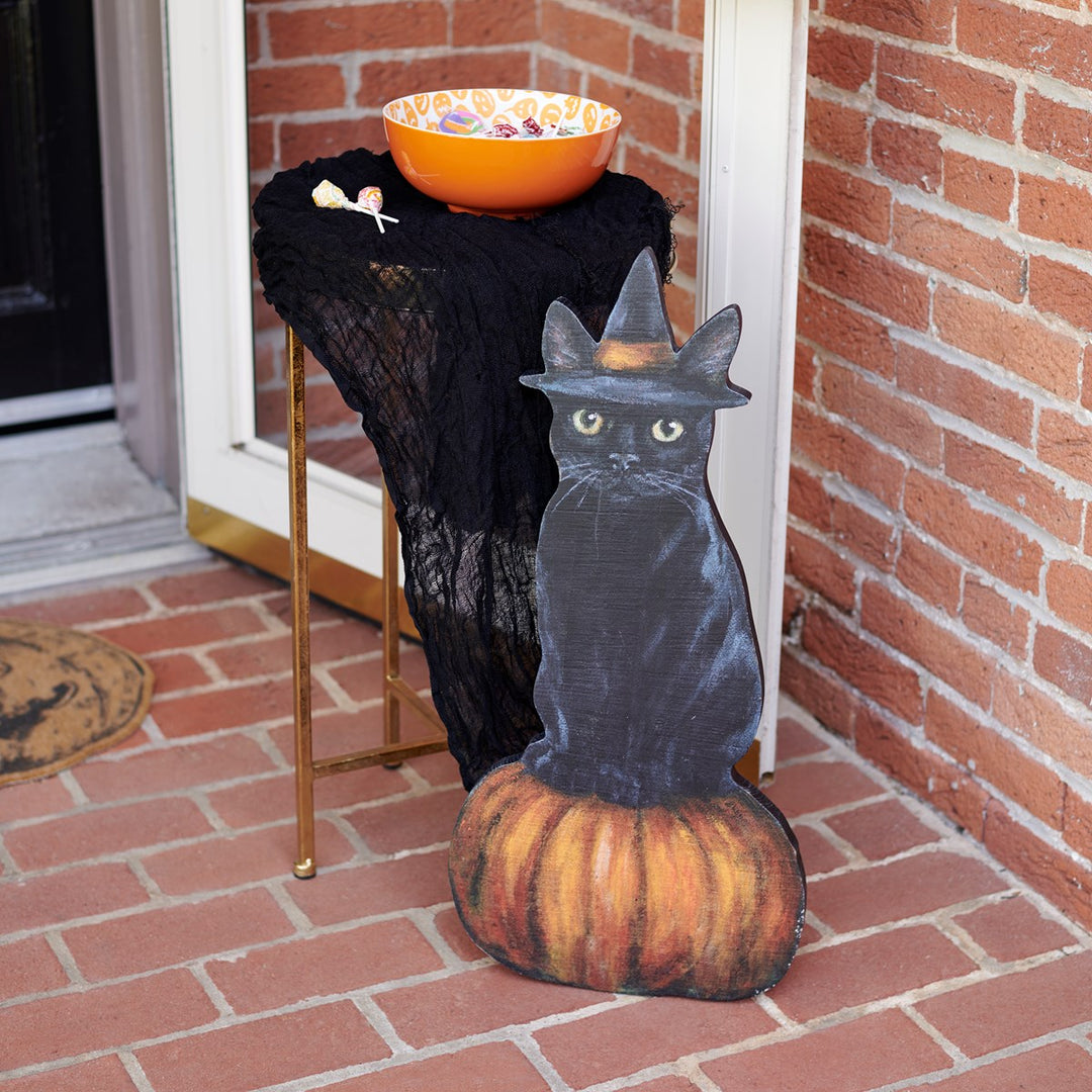 Black Cat Porch Leaner