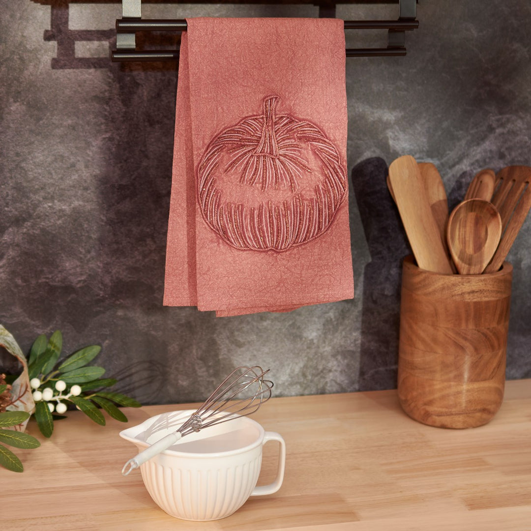 Blush Pumpkin Kitchen Towel