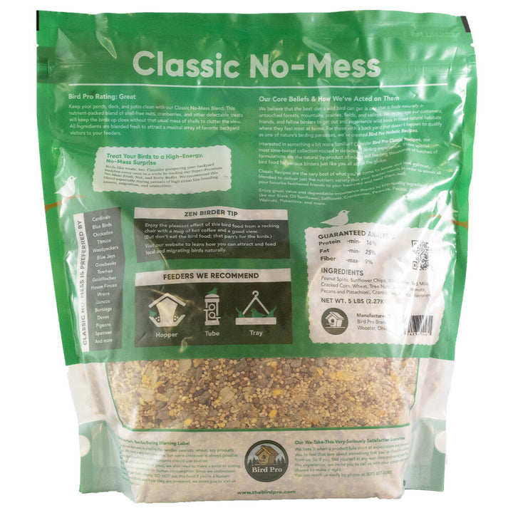 Bird Pro Classic No Mess- 10lb Bag