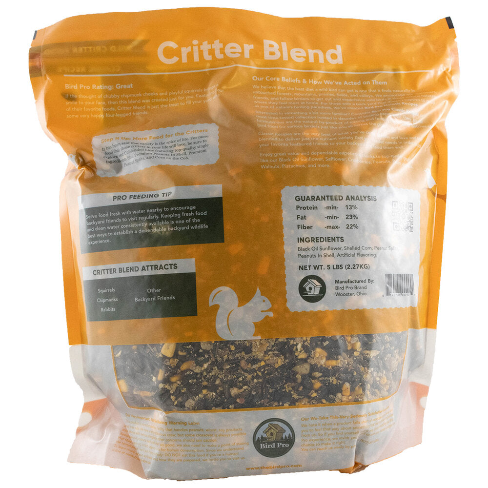 Bird Pro Critter Blend- 5lb Bag