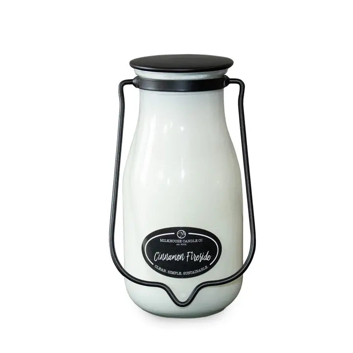 Cinnamon Fireside Milkbottle Candle