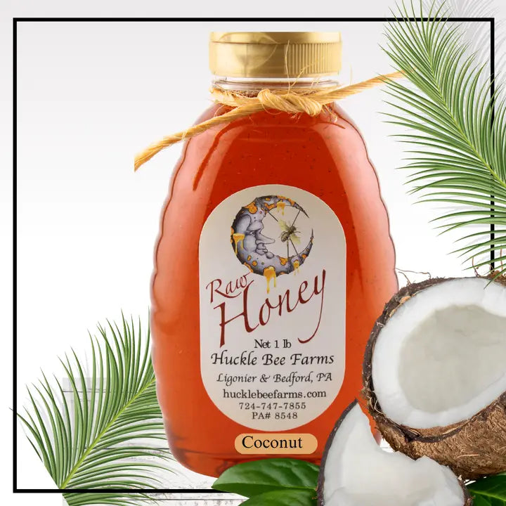 Coconut Infused Honey 1lb