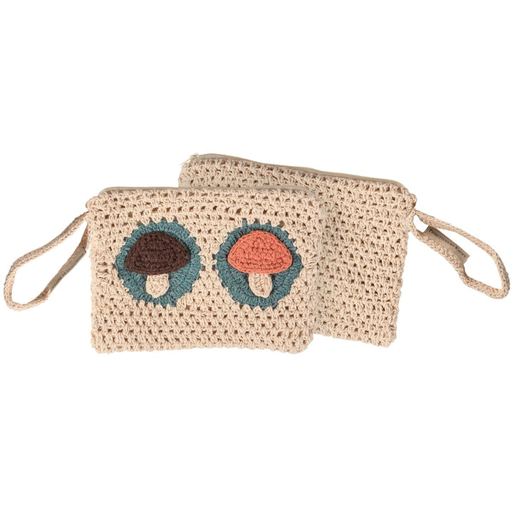 Crochet Mushrooms Wristlet