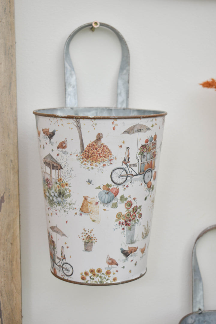 Large Fall Days Wall Bucket