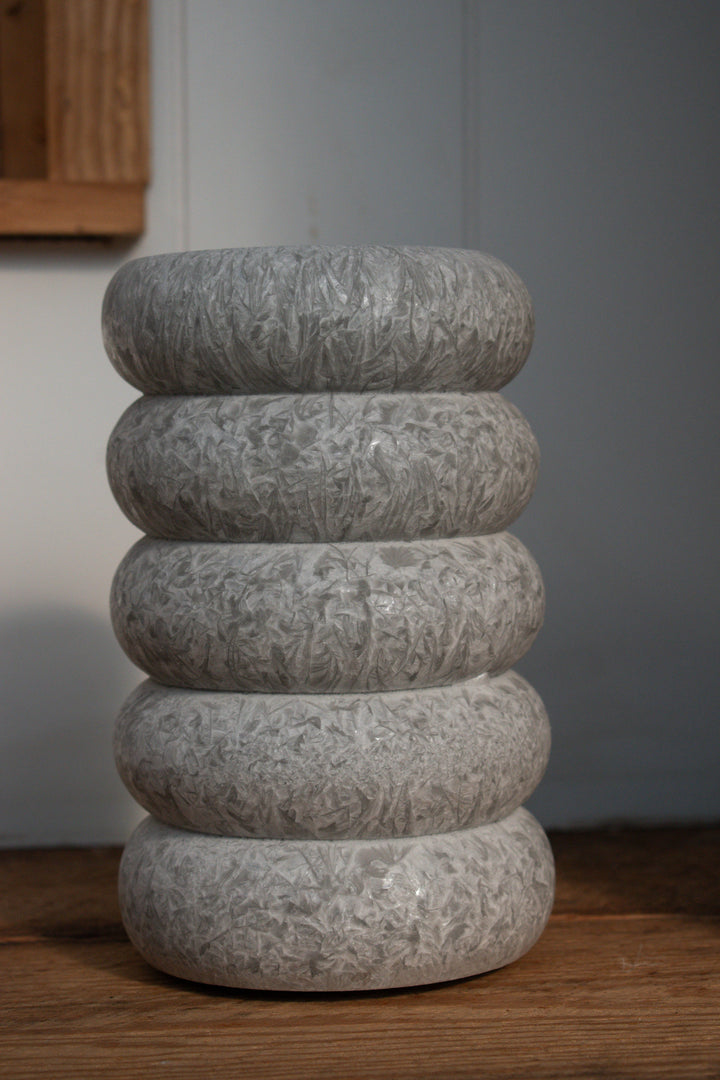 Spiral Rock Fountain Candle