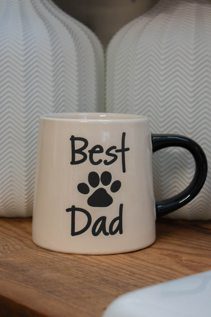 Best Dog Paw Print Mug