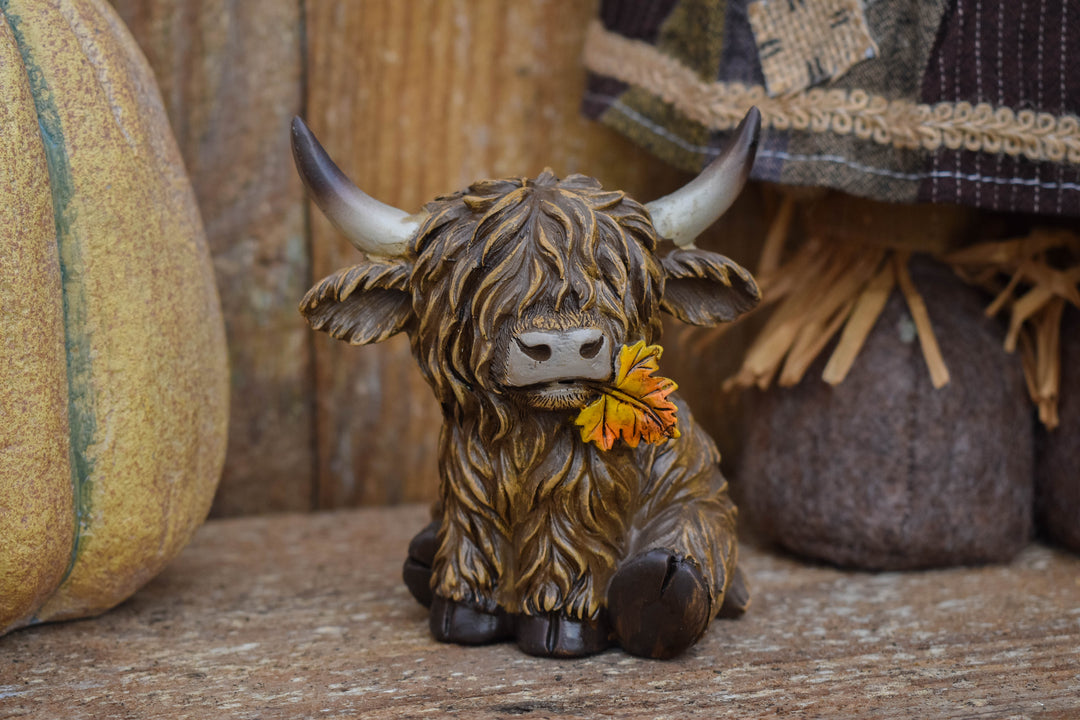 Fall Highland Cow