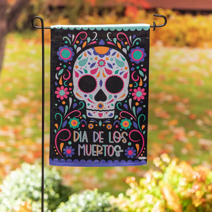 Day of the Dead Garden Lustre Flag