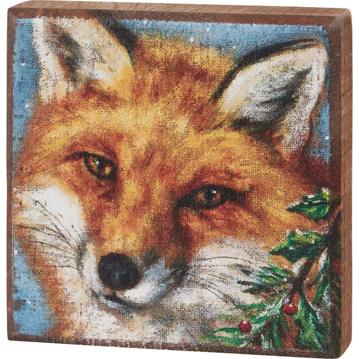 Block Sign - Fox