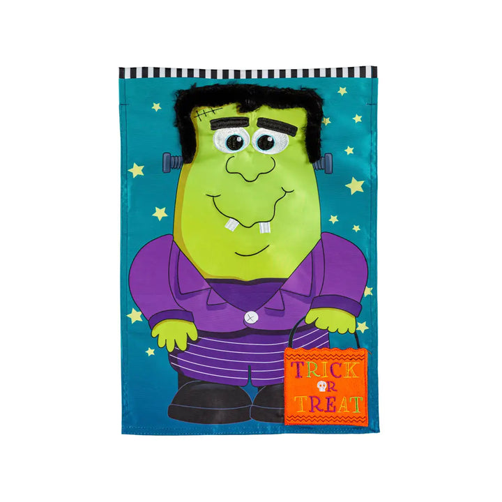 Franken-Monster Friend Garden Applique Flag