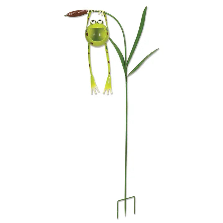 Froggy Solar Garden Stake