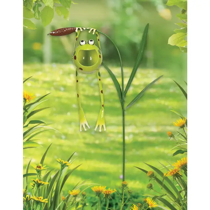 Froggy Solar Garden Stake