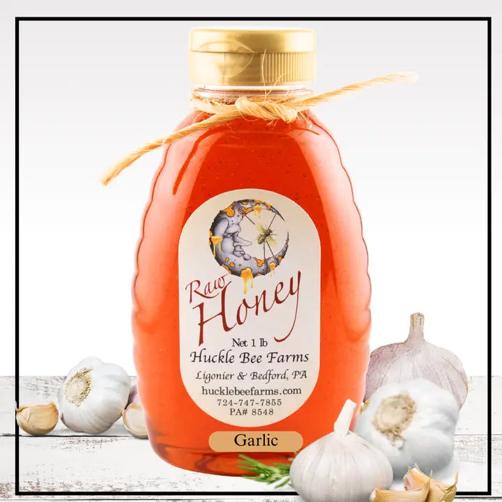 Garlic Infused Honey 1lb