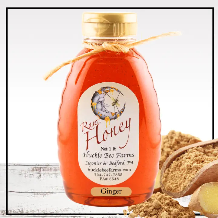 Ginger Infused Honey 1lb