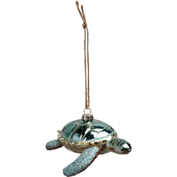 Glass Sea Turtle Ornament