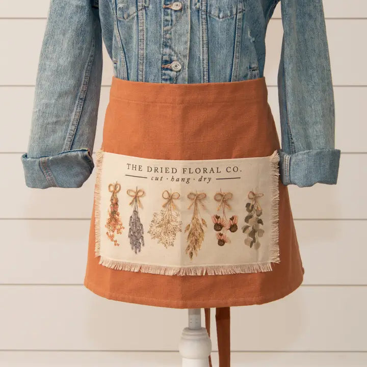 Dried Floral Co Half Apron