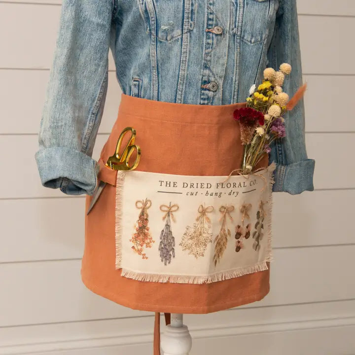 Dried Floral Co Half Apron