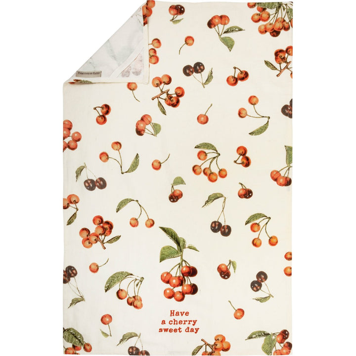 Have A Cherry Sweet Day Kitchen Towel