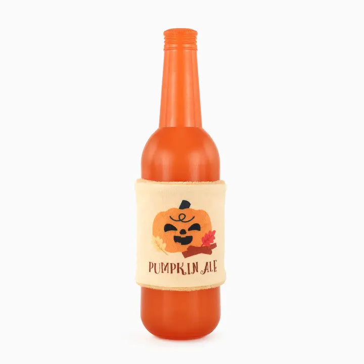 Howloween Night Pumpkin Ale Rubber Dog Toy