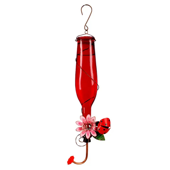 Ladybug Hummingbird Feeder