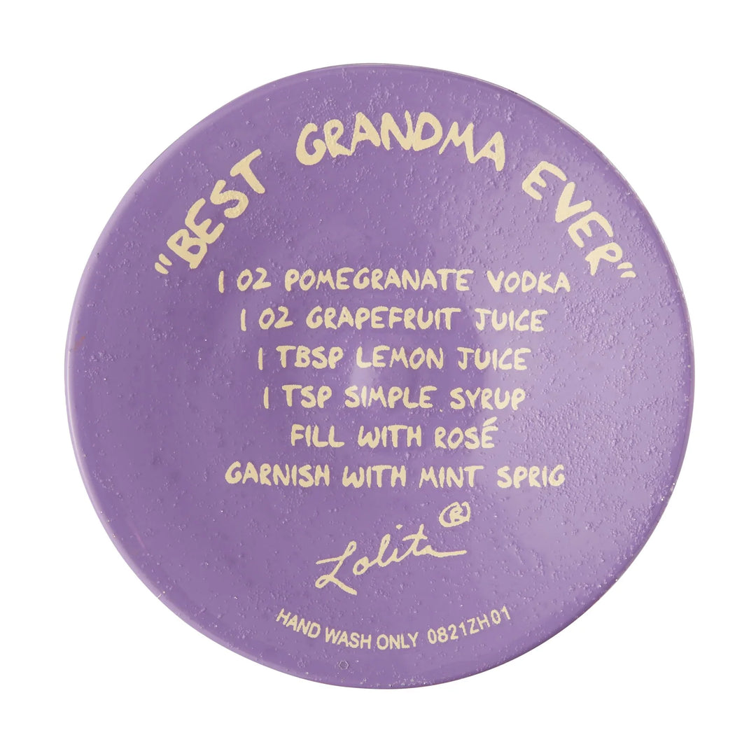 Lolita® Best Grandma Ever Handpainted Wine Glass, 15 oz.