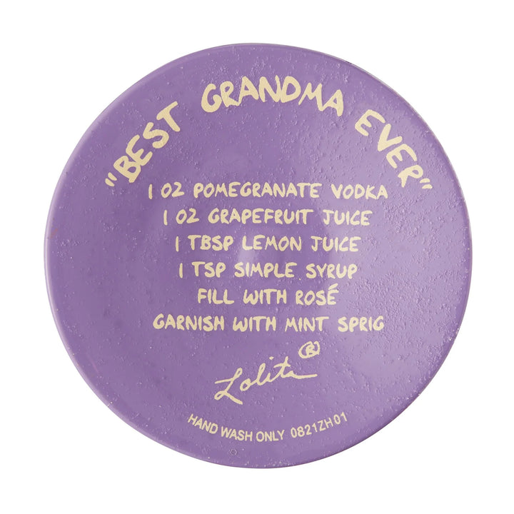 Lolita® Best Grandma Ever Handpainted Wine Glass, 15 oz.