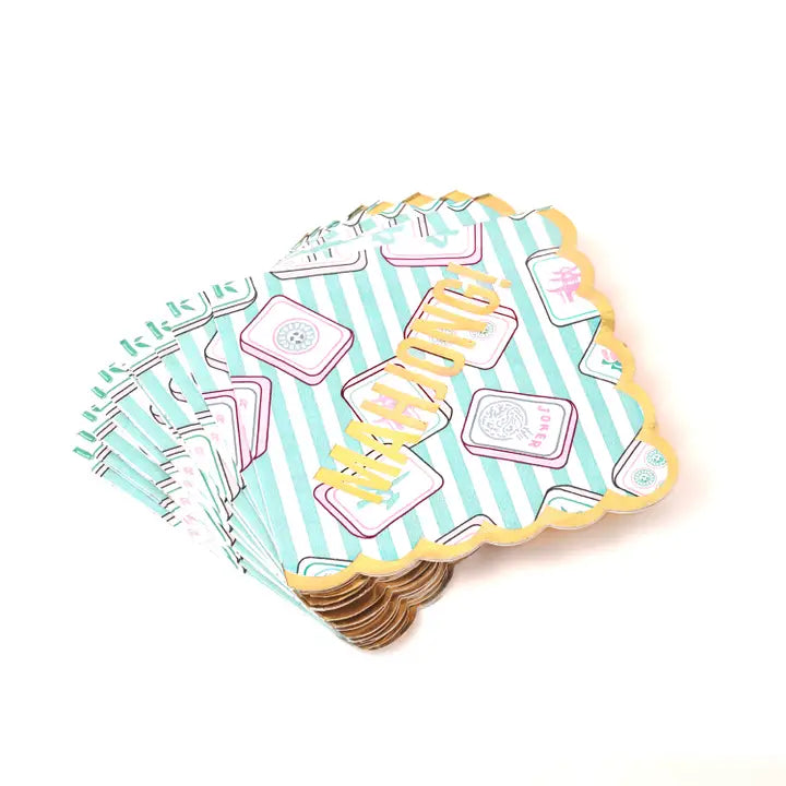 8 Oak Lane Mahjong Beverage Napkins