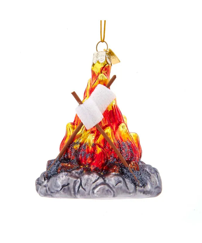 Noble Gems™ Campfire Glass Ornament