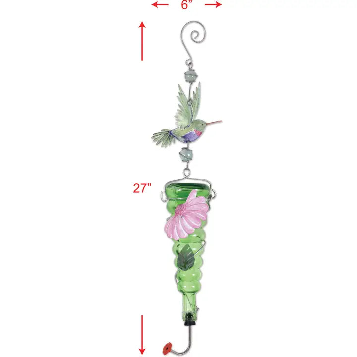 Painted Gardens Hummingbird Feeder