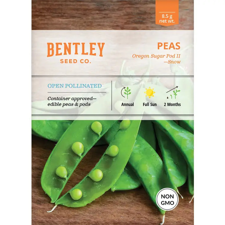 Pea-Oregon Sugar Pod Seed Packet