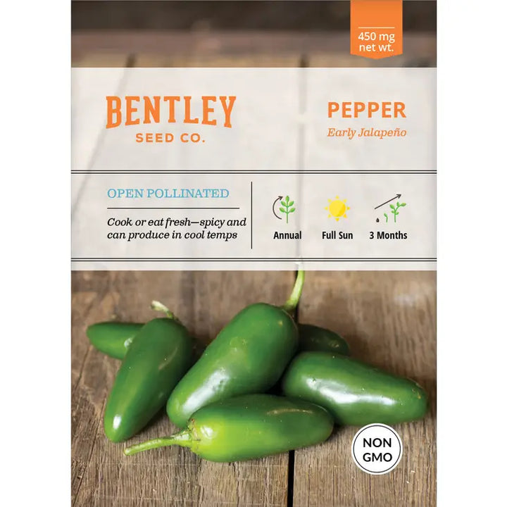 Pepper-Jalapeno (Hot) Seed Packet