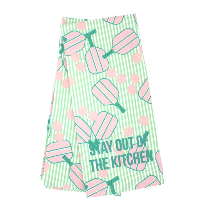 8 Oak Lane Pickleball Stripe Kitchen Towel Set