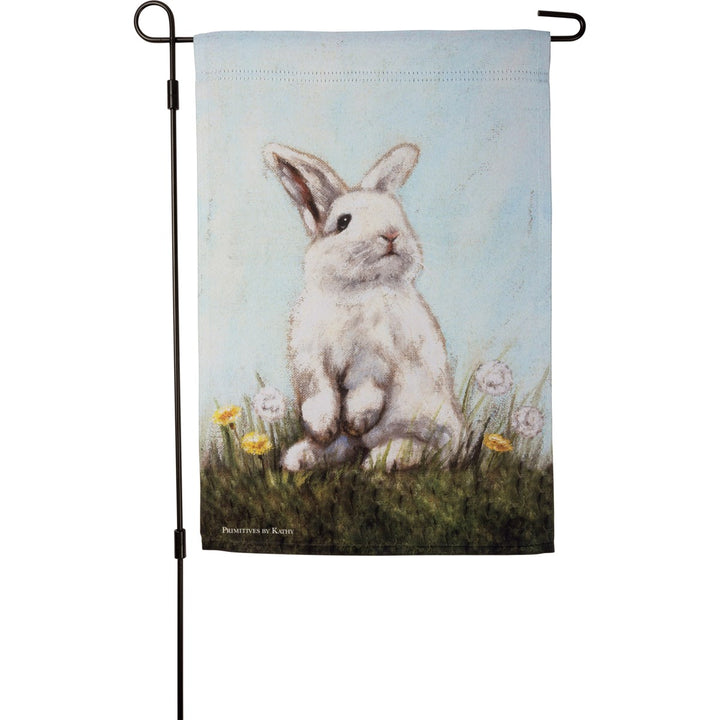 Rabbit Garden Flag