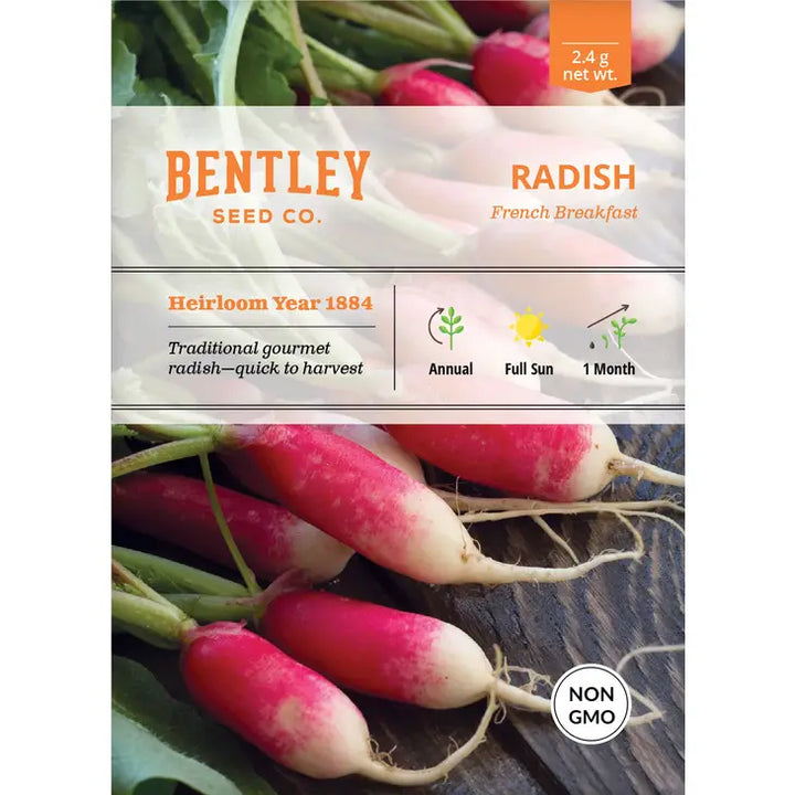 Radish-French Breakfast Seed Packet